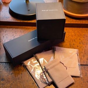 David Yurman boxes and bags